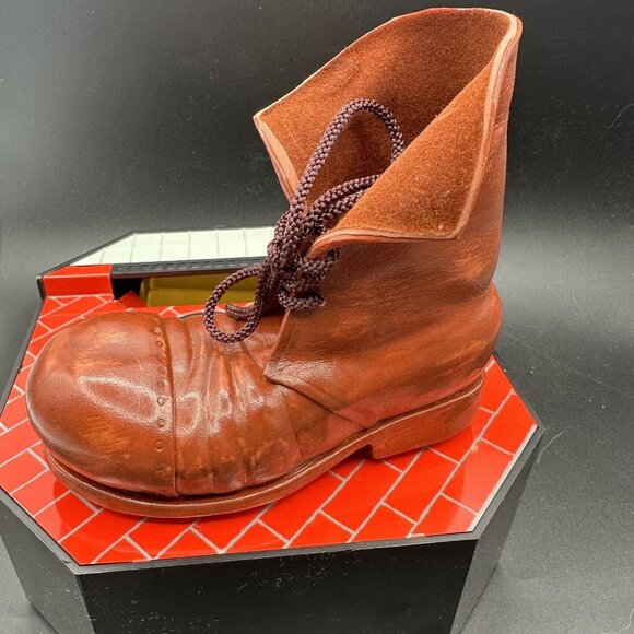 Vintage Poynter Cigarette Butt Stompin Ashtray Display w/ Boot 1977 see VIDEO - Picture 8 of 16